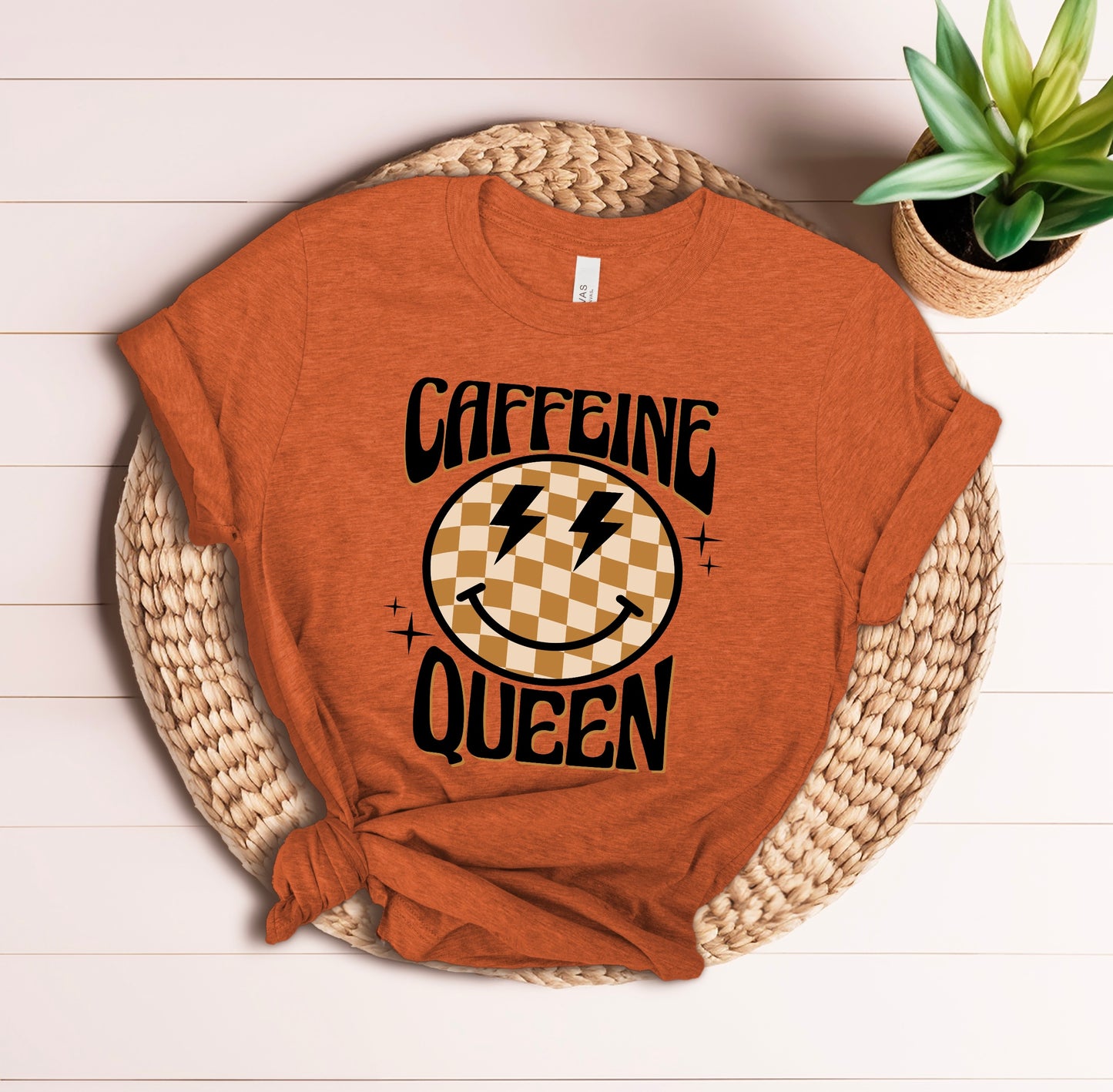 Coffee Queen Grunge T-Shirt