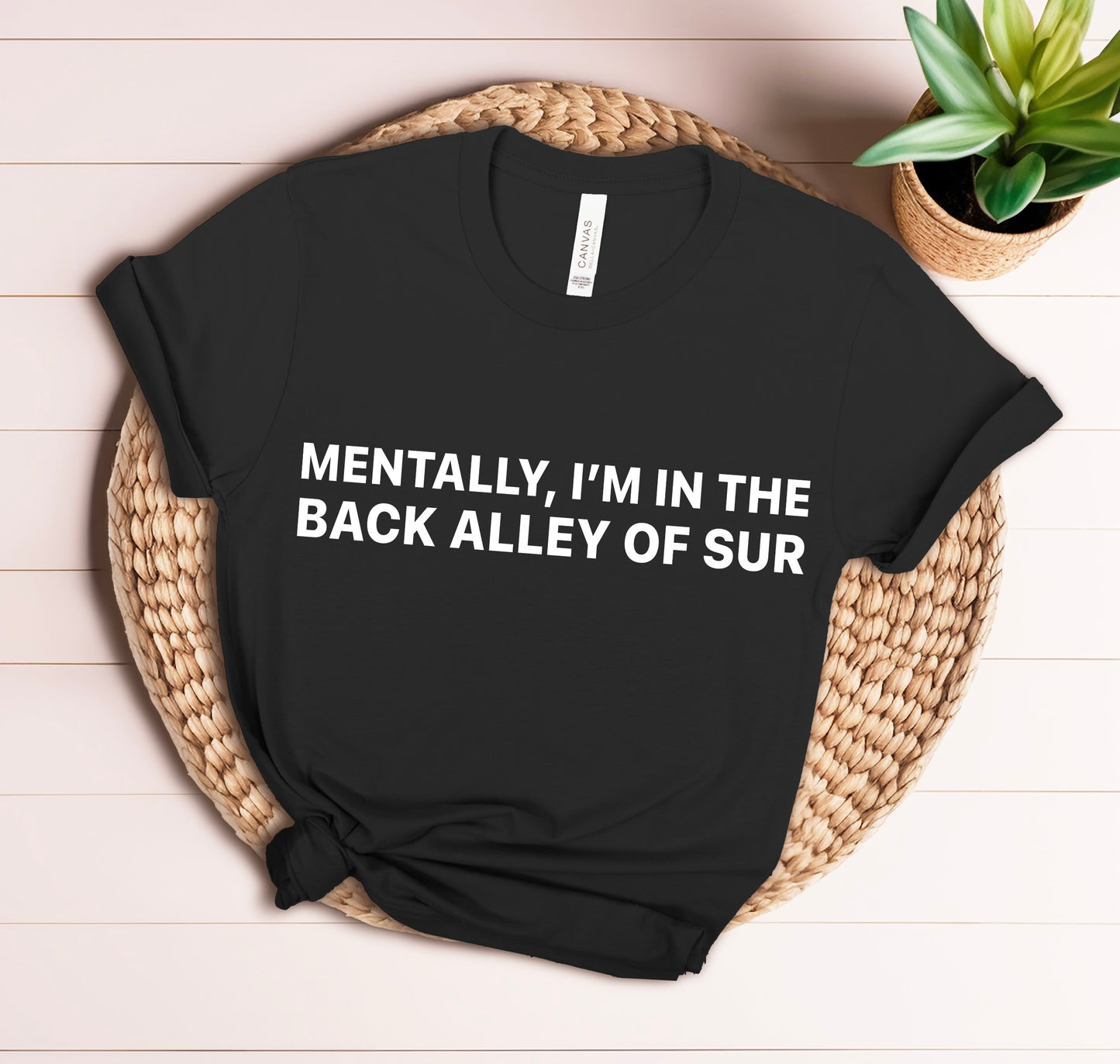 Mentally Im In The Back Alley Of Sur T-shirt